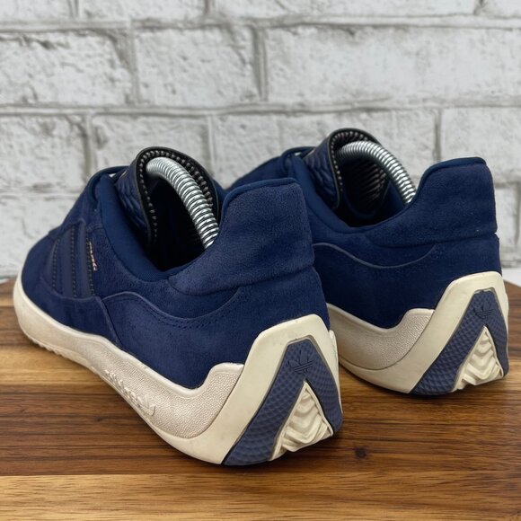 Adidas Puig Night Sky Blue Suede Mens 10 Skateboarding Shoes FY0438 - Picture 3 of 14